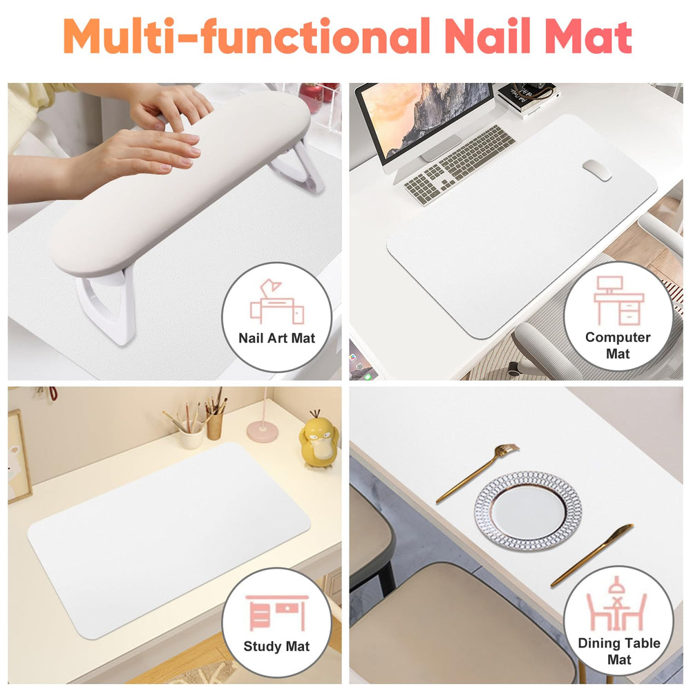 SUBAY mat catching polish drip to protect table and simplify cleanup
