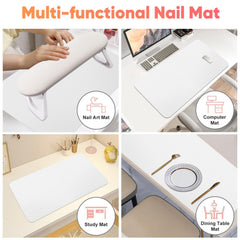 SUBAY mat catching polish drip to protect table and simplify cleanup