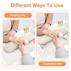 SUBAY side profile open to display height and ergonomic support for clients