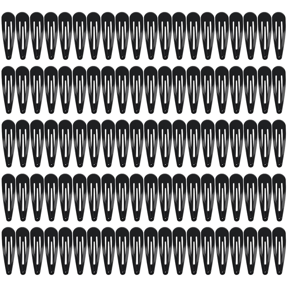 Sublaga pile of 100 black clips showing bulk supply and convenience