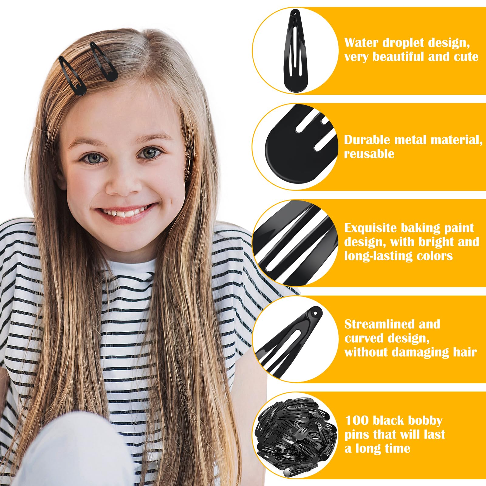 Sublaga clip holding hair in use demonstrating secure everyday hold