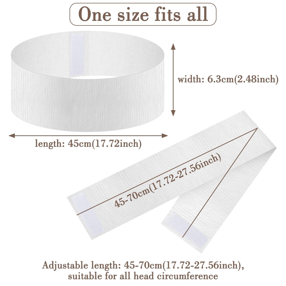 Sublaga headband stretched to display elastic edge and secure fit benefit