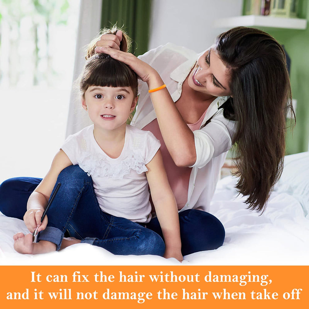 Sublaga hair tie used during workout showing secure, comfortable hold