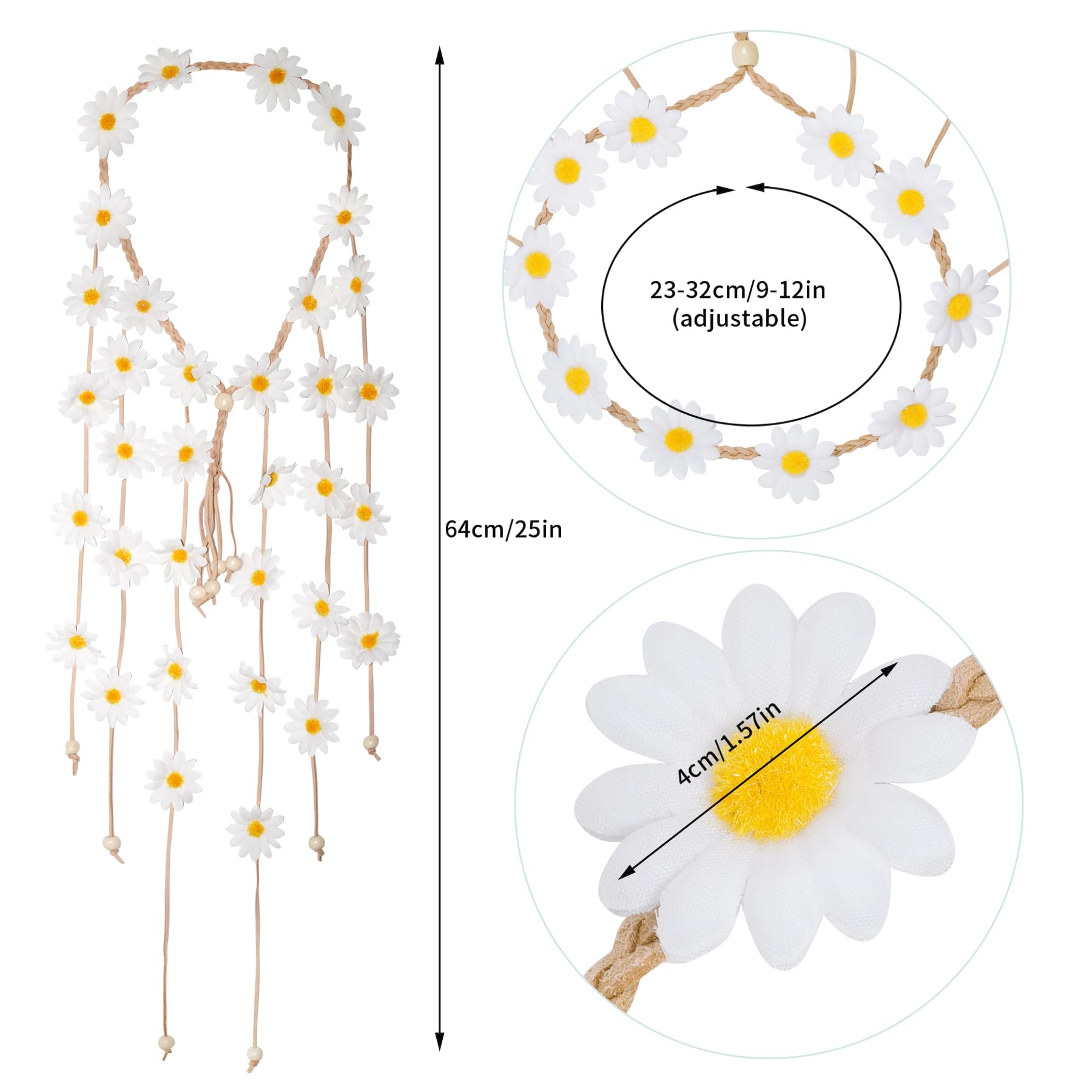 Sucrain braided rope and wooden bead fastening showing adjustable secure fit