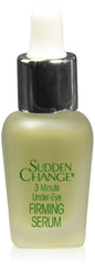 Sudden Change front packaging showing serum bottle and quick under-eye tightening benefit