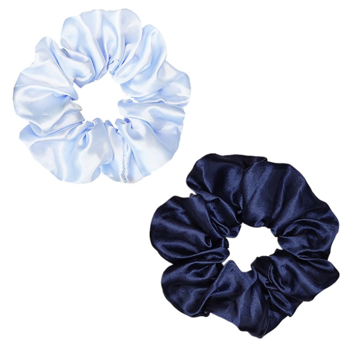 Sufermoe scrunchie holding a high bun in thick hair for comfortable all-day wear