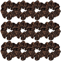 Sufermoe front packaging showing 12 dark brown scrunchies and neat presentation