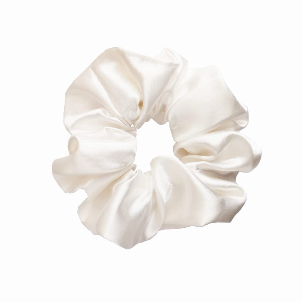 Sufermoe scrunchie securing ponytail to minimize creases and hold hair