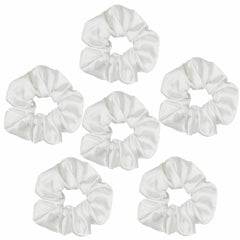Sufermoe scrunchies in hand for size comparison showing versatile 4.3-inch fit