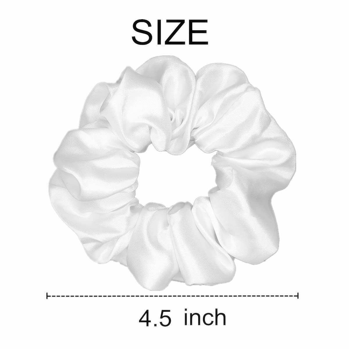 Sufermoe scrunchie worn in high ponytail demonstrating secure hold and sleek look