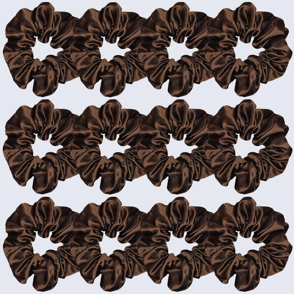 Sufermoe scrunchie worn on wrist to show scale and dual hair accessory use