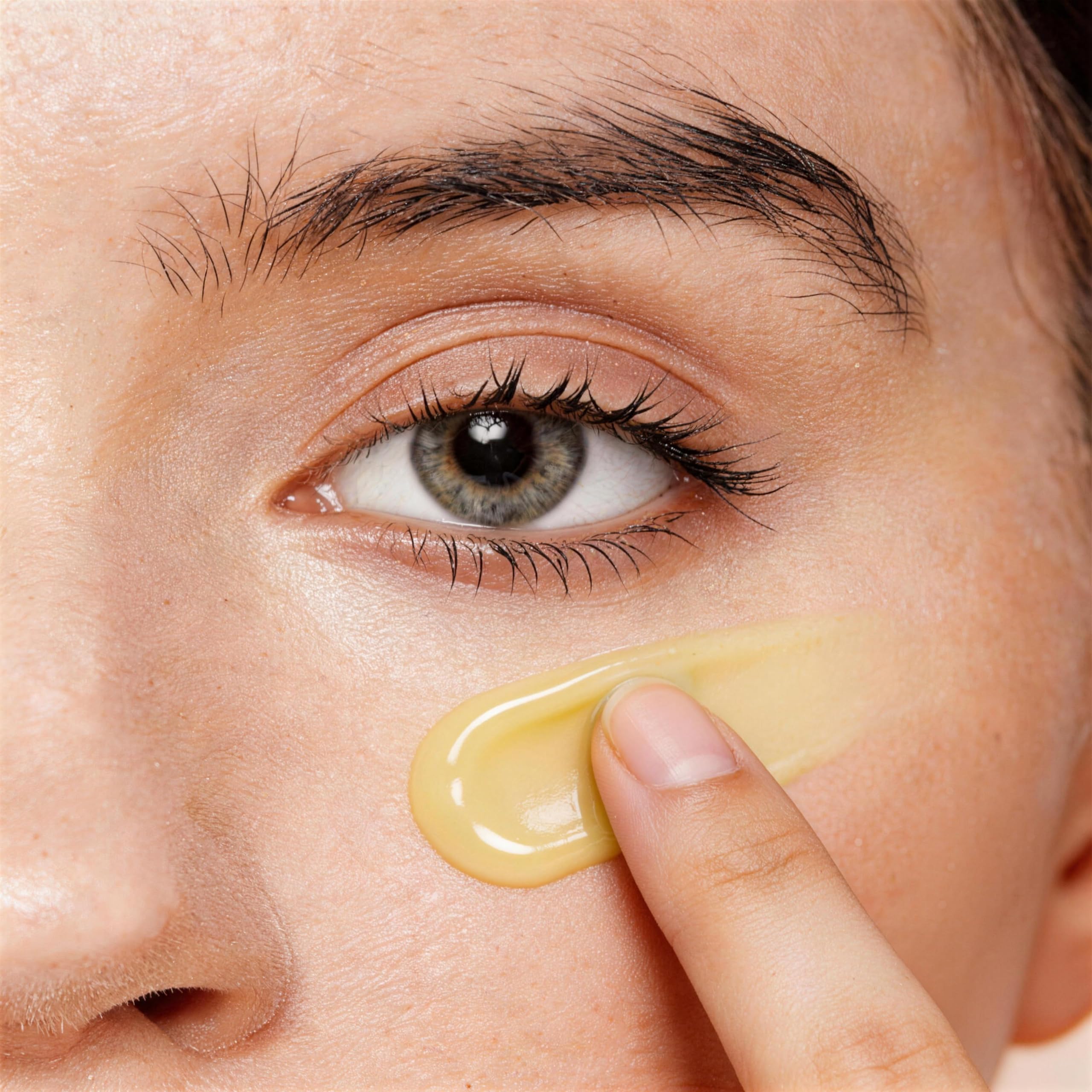 Sufiibtly open jar texture highlighting smooth cream for easy absorption