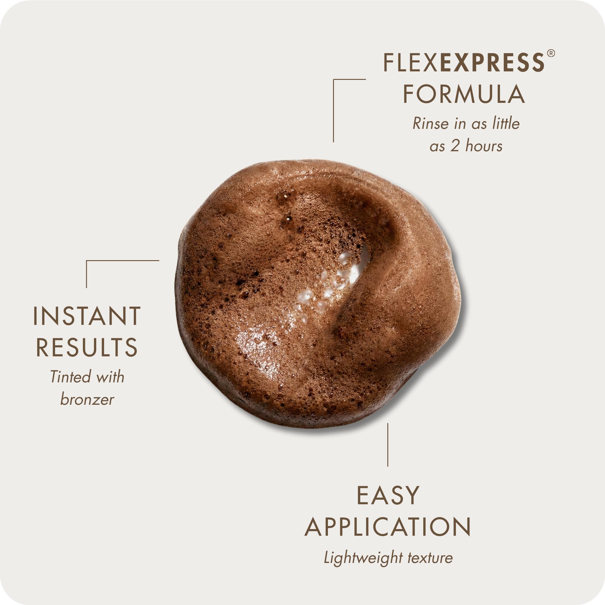 SUGARED + BRONZED applied with mitt for streak-free, smooth finish