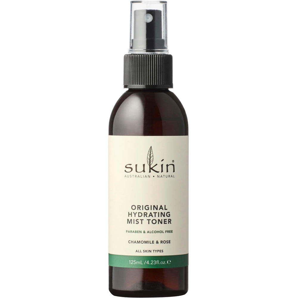 Sukin hydrating toner front packaging showing bottle and label for quick identification and benefit