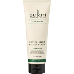 Sukin tube front packaging shows product and benefits