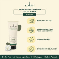 Sukin label detail highlighting natural ingredients and vegan claim