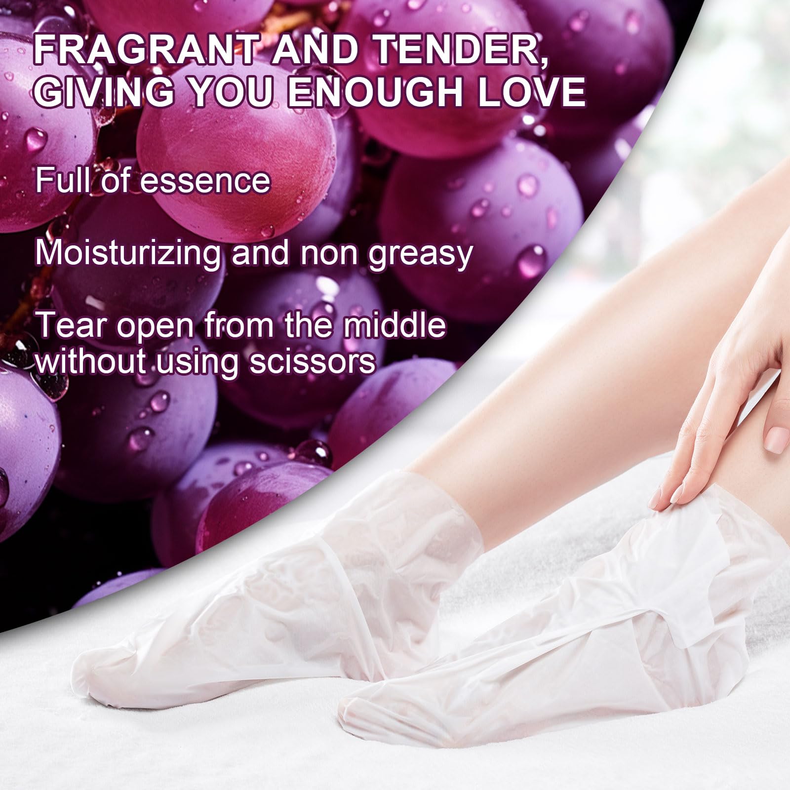 SULADEC close-up of bootie edge with visible serum demonstrating moisturizing formulation benefit