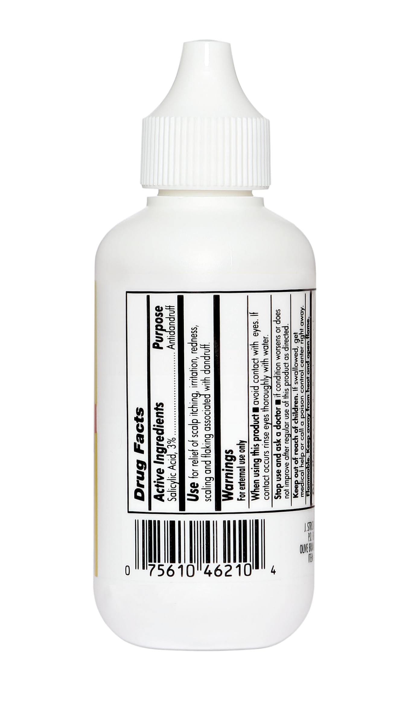 SULFUR8 applicator close-up targeting scalp between braids for precise treatment benefit
