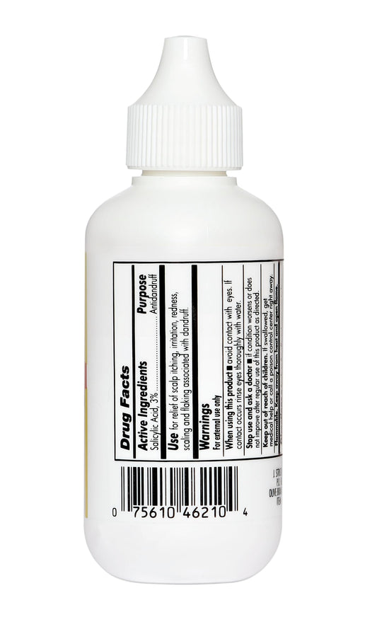 SULFUR8 applicator close-up targeting scalp between braids for precise treatment benefit