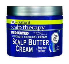 SULFUR8 jar front view showing label and jar benefit for soothing scalp