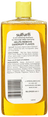 SULFUR8 creamy lather texture demonstrating gentle clarifying action