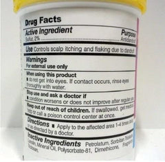 SULFUR8 close-up of conditioner cream texture for easy detangling
