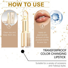 Sulily before and after lips comparison illustrating color change effect benefit: visible customization