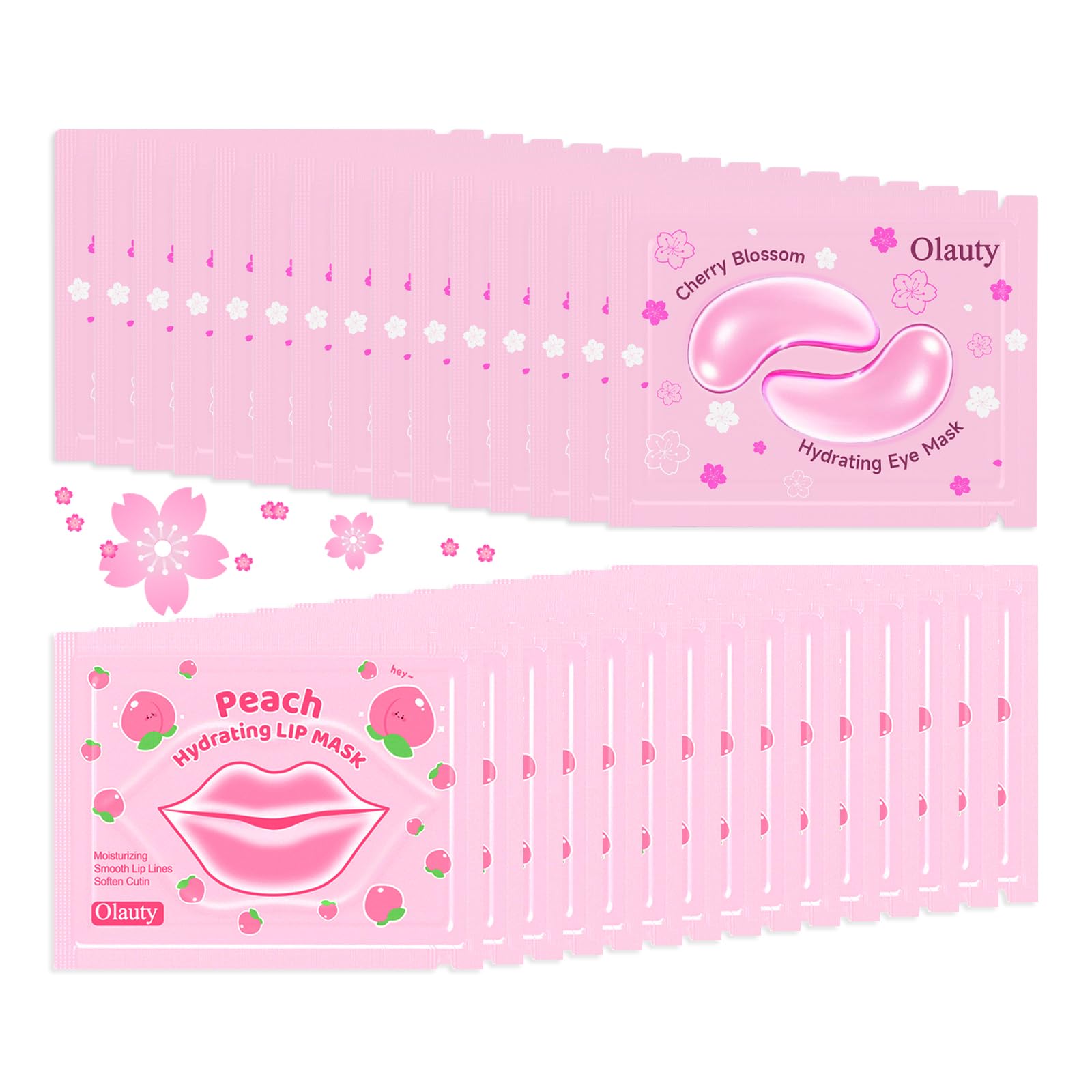 Sulily front box open showing 30 pink collagen masks and gift-ready presentation