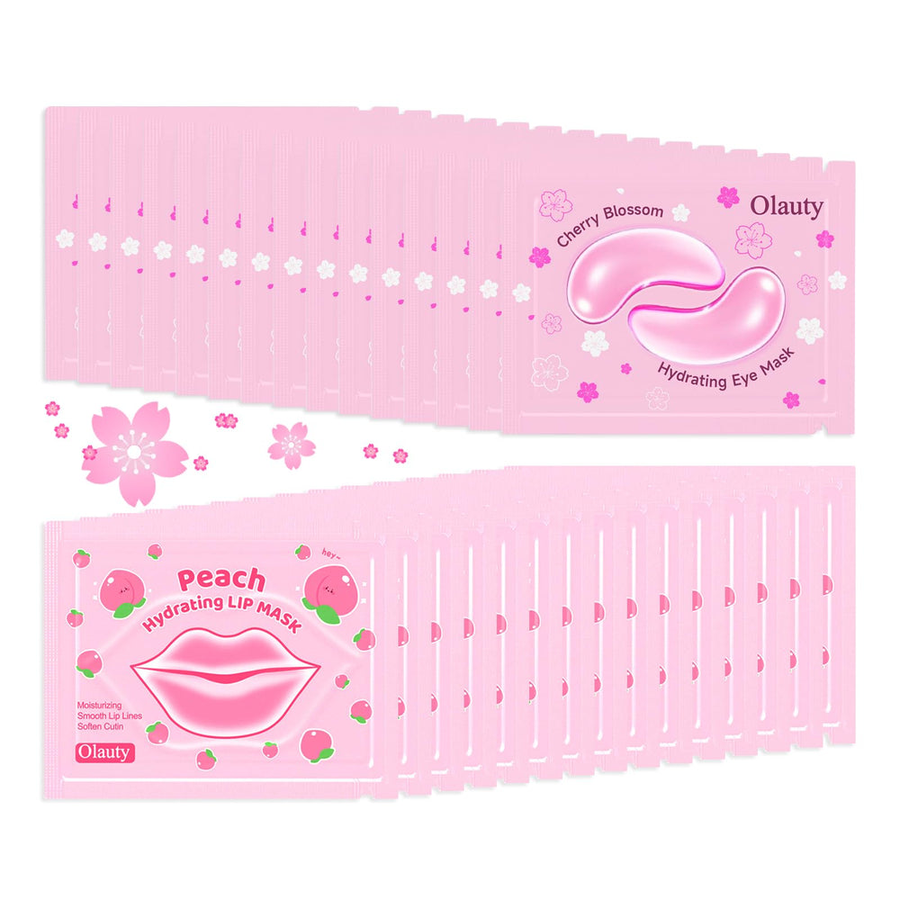Sulily front box open showing 30 pink collagen masks and gift-ready presentation