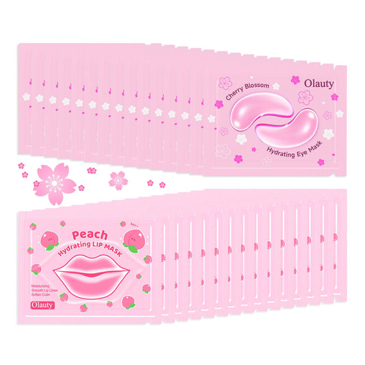 Sulily front box open showing 30 pink collagen masks and gift-ready presentation