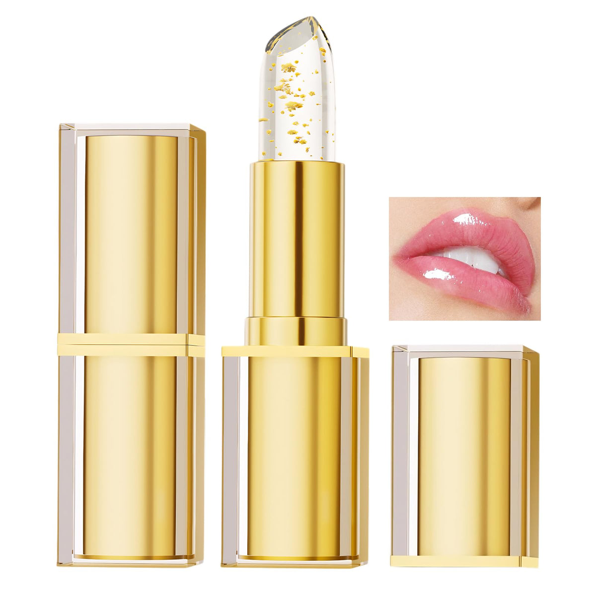 Sulily clear lipstick front packaging shows sleek tube and gift appeal