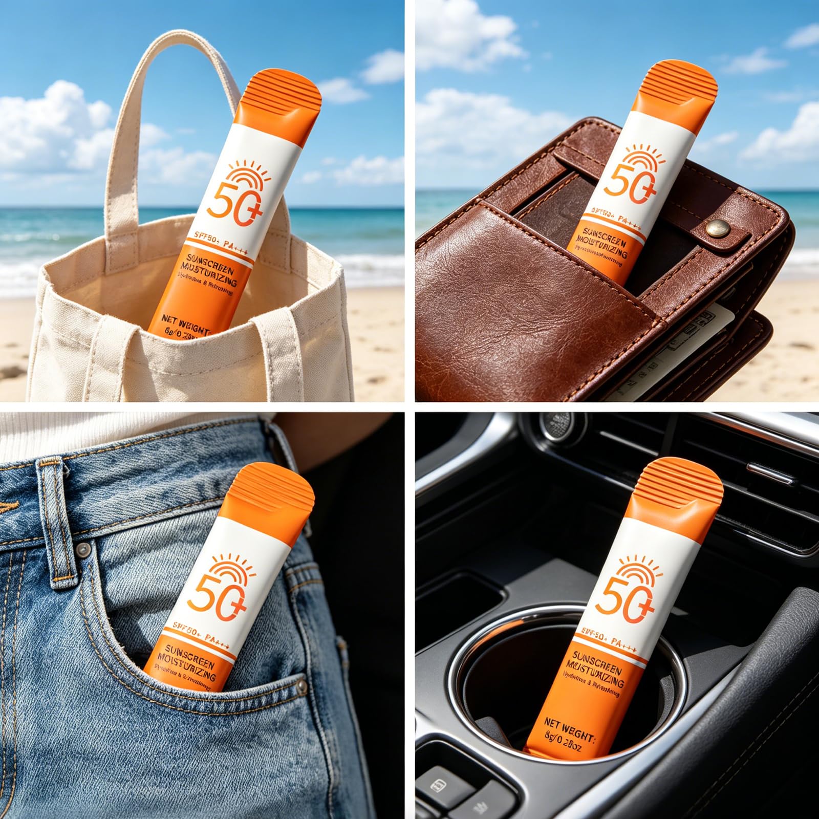Sulily label and spf marking detail showing clear SPF 50+ information