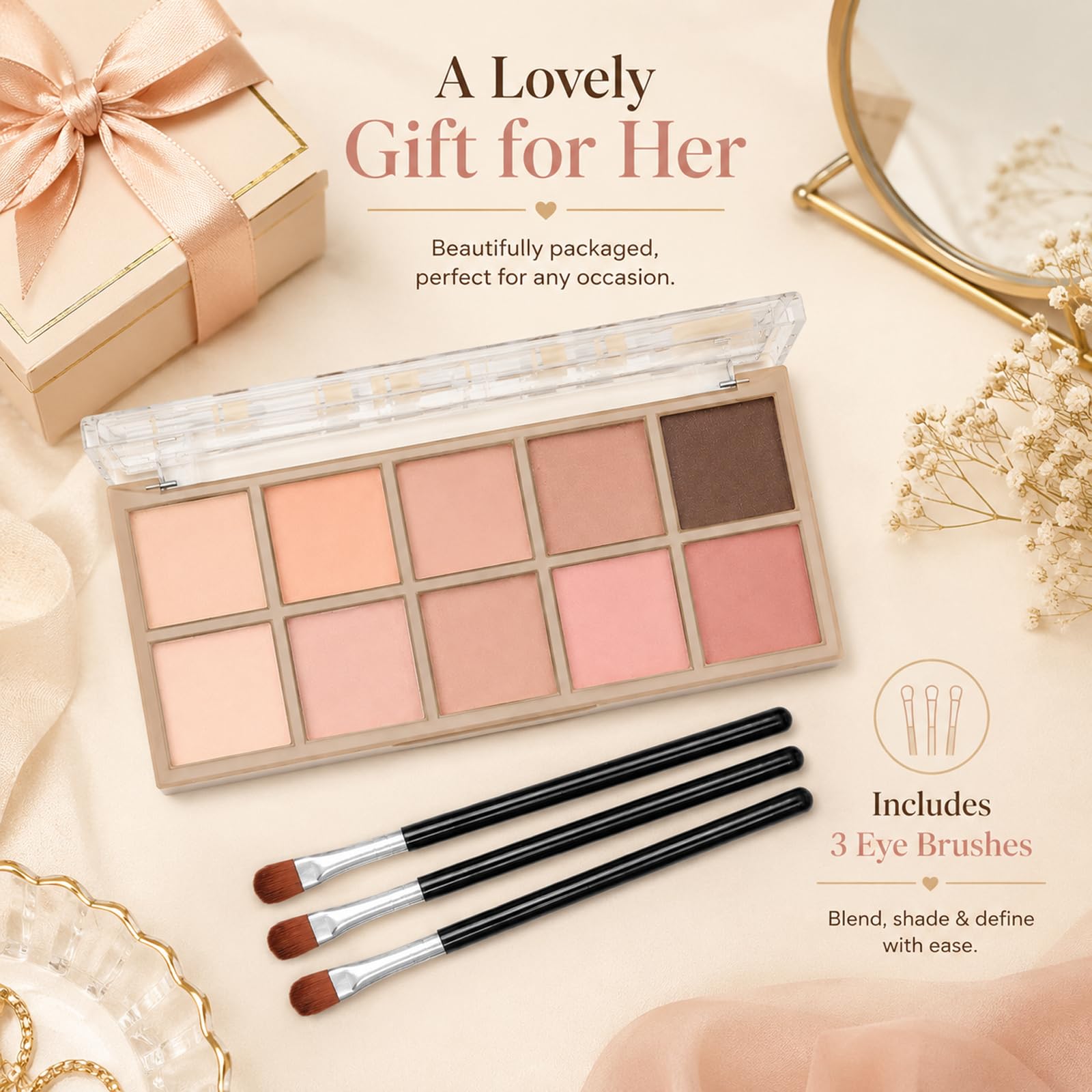Sulily palette inside travel bag illustrating convenience for on-the-go use