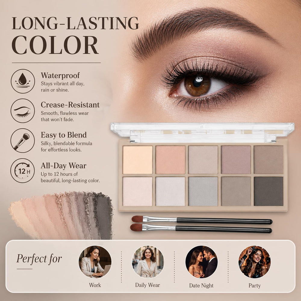 Sulily palette in hand demonstrating compact size and travel convenience