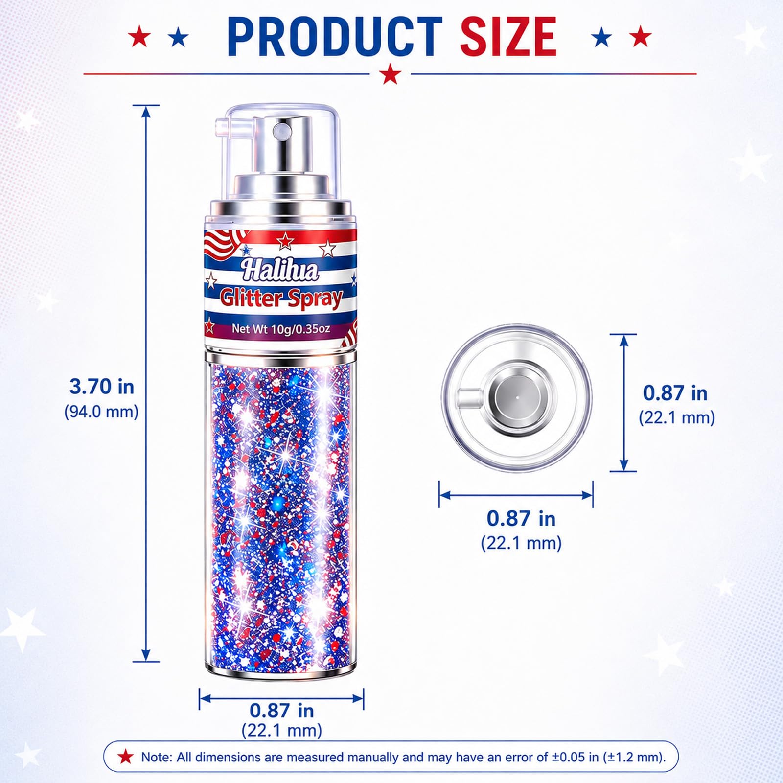 Sulily size comparison in hand highlighting portable 250ml bottle