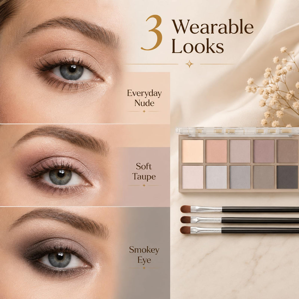 Sulily swatches across different skin tones showing true-to-pan pigmentation