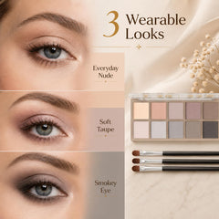 Sulily swatches across different skin tones showing true-to-pan pigmentation