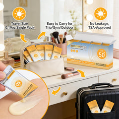 Sulily sunscreen texture spread showing quick absorption benefit