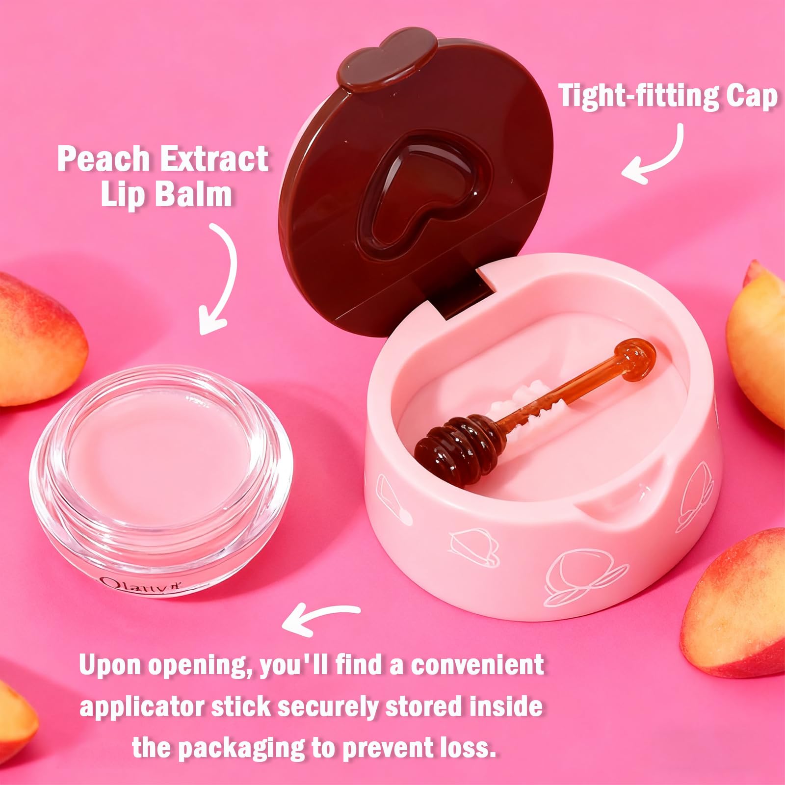 Sulily watermelon pot with applicator for hygienic, easy application
