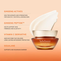 Sulwhasoo open jar showing cream contents for nourishing skin feel
