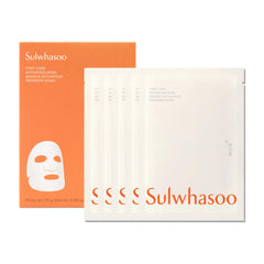 Sulwhasoo front packaging showing mask sachet and brand benefit