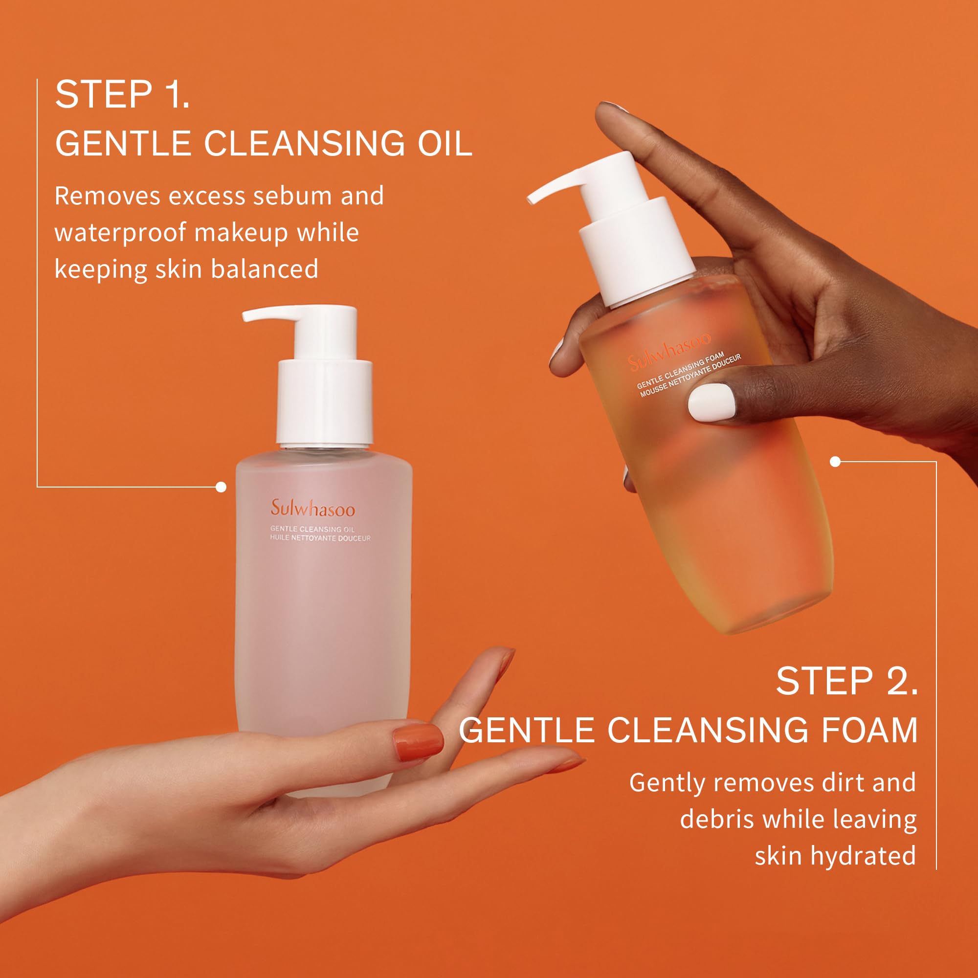 Sulwhasoo bottle on bathroom shelf conveying a spa-like cleansing ritual