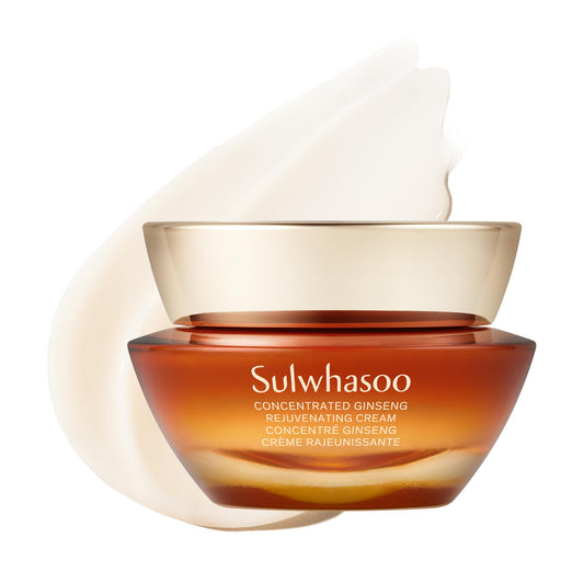 Sulwhasoo jar front showing luxurious packaging and premium anti-aging benefit