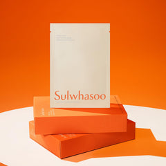 Sulwhasoo ginseng and herbal ingredients flatlay implying nourishing benefits