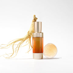 Sulwhasoo applying serum to neck to show lifting and elasticity support