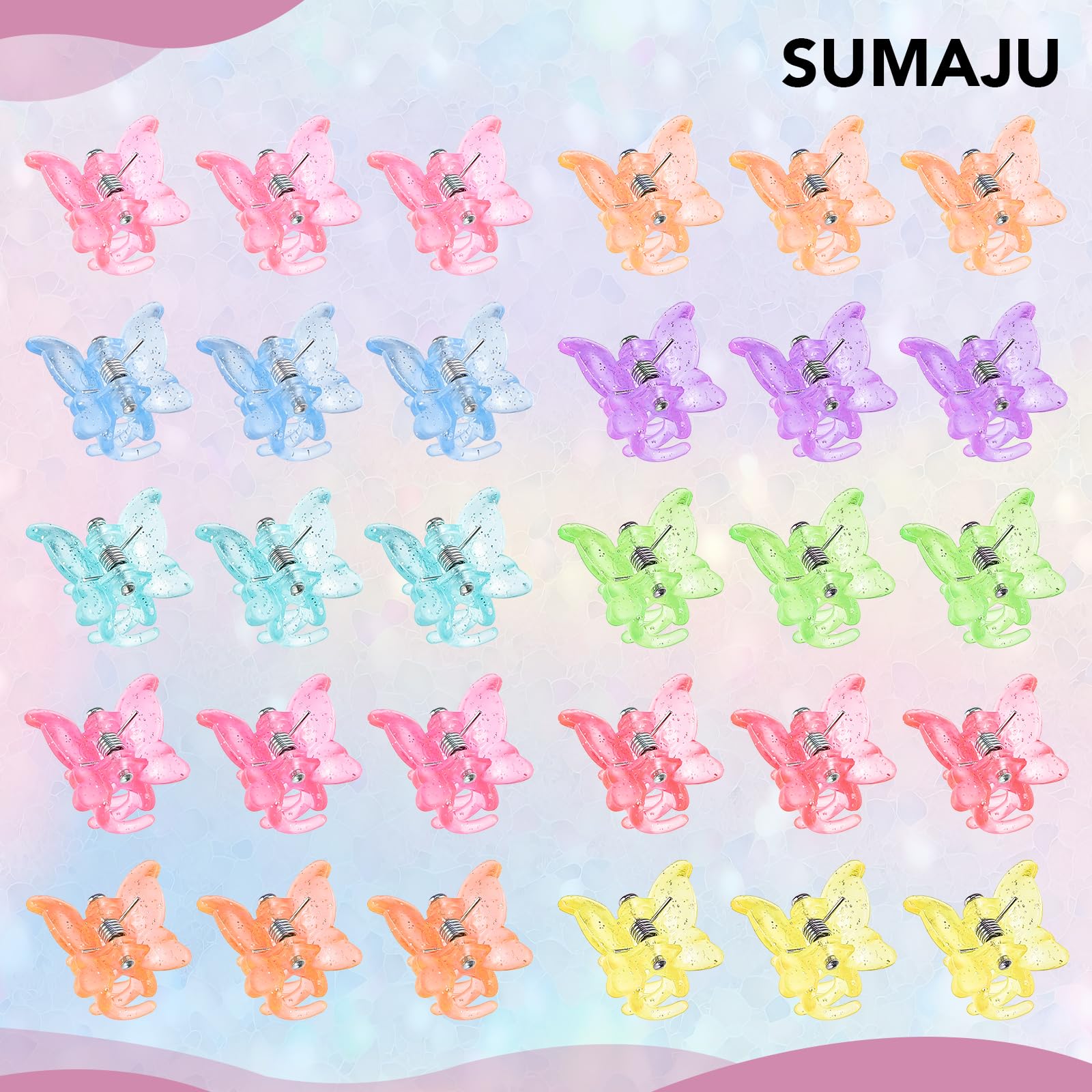 SUMAJU braid detail with clips adding colorful accents and hold
