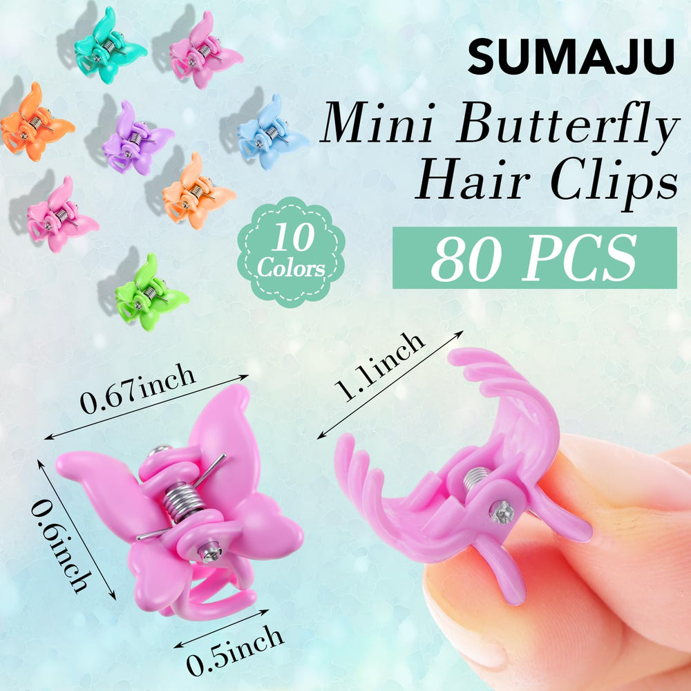 SUMAJU close-up of butterfly clip detail highlighting neat edges and pastel finish benefit