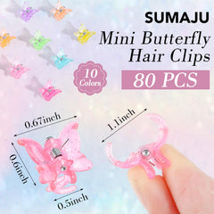 SUMAJU close-up of butterfly clip detail showing tiny decorative wings
