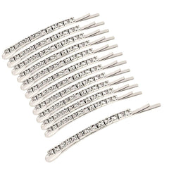 SUMAJU front packaging showing twelve silver rhinestone bobby pins and gift-ready look