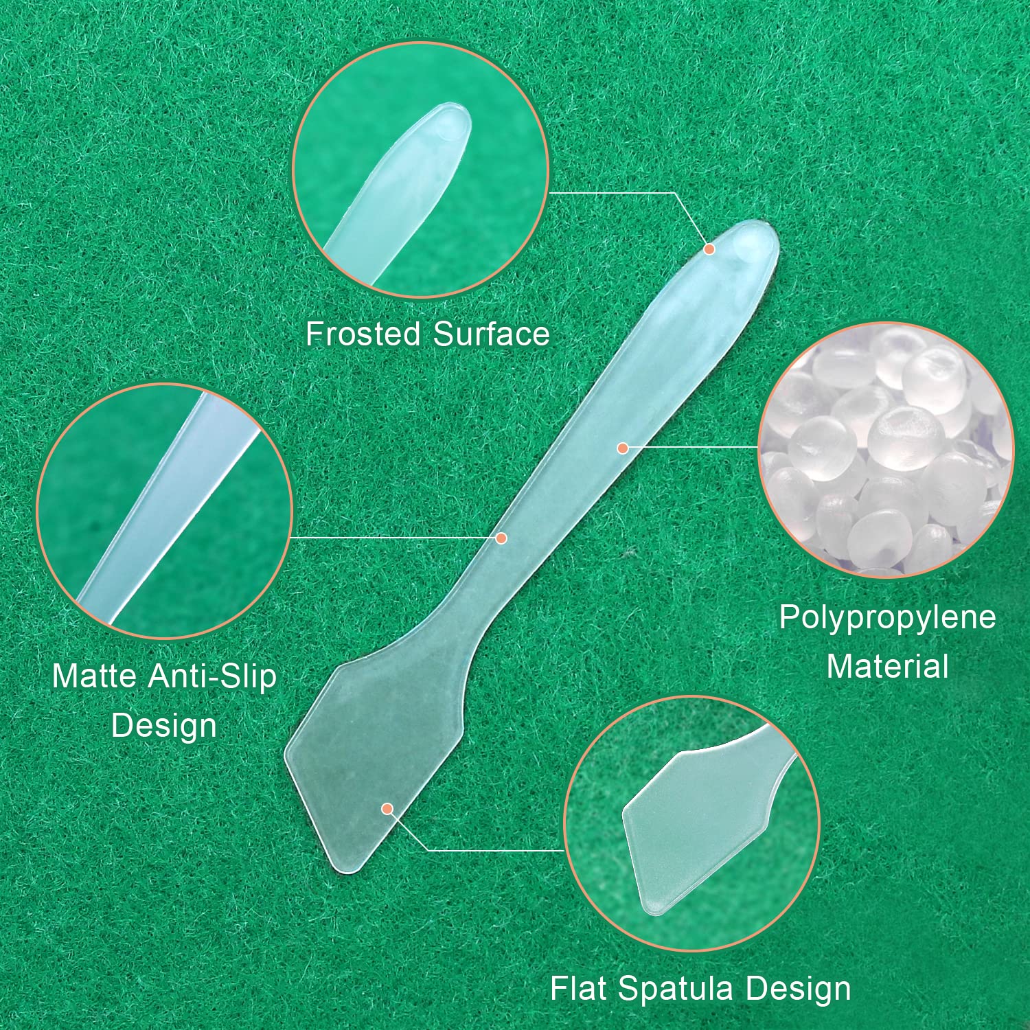 SumDirect spatula applying facial mask showing hygienic, precise application